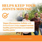 Buy now Doctor's Best Vegan Glucosamine Sulfate, Joint Support, Non-GMO, Vegan, Gluten Free, Soy Free, 750 mg 180 Veggie Caps at indiglob india