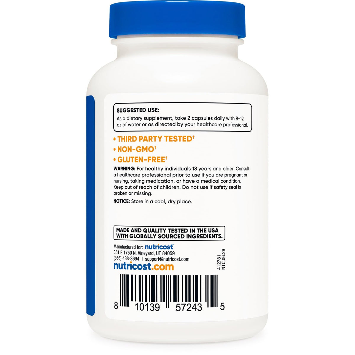 Nutricost Horse Chestnut Extract Capsules 700mg Per Serving, 180 Capsules