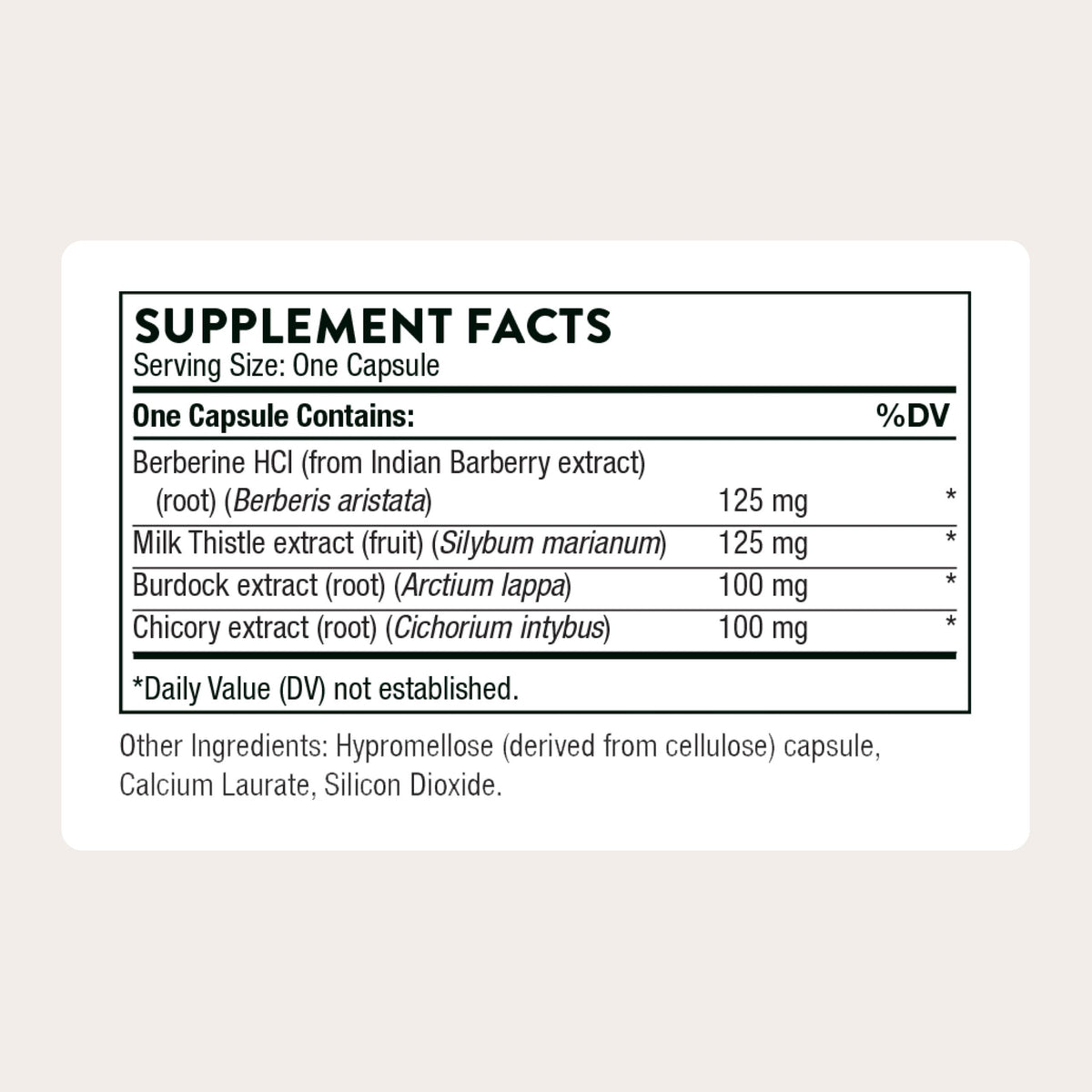 THORNE Liver Cleanse, Berberine HCl & Milk Thistle, 60 Capsules