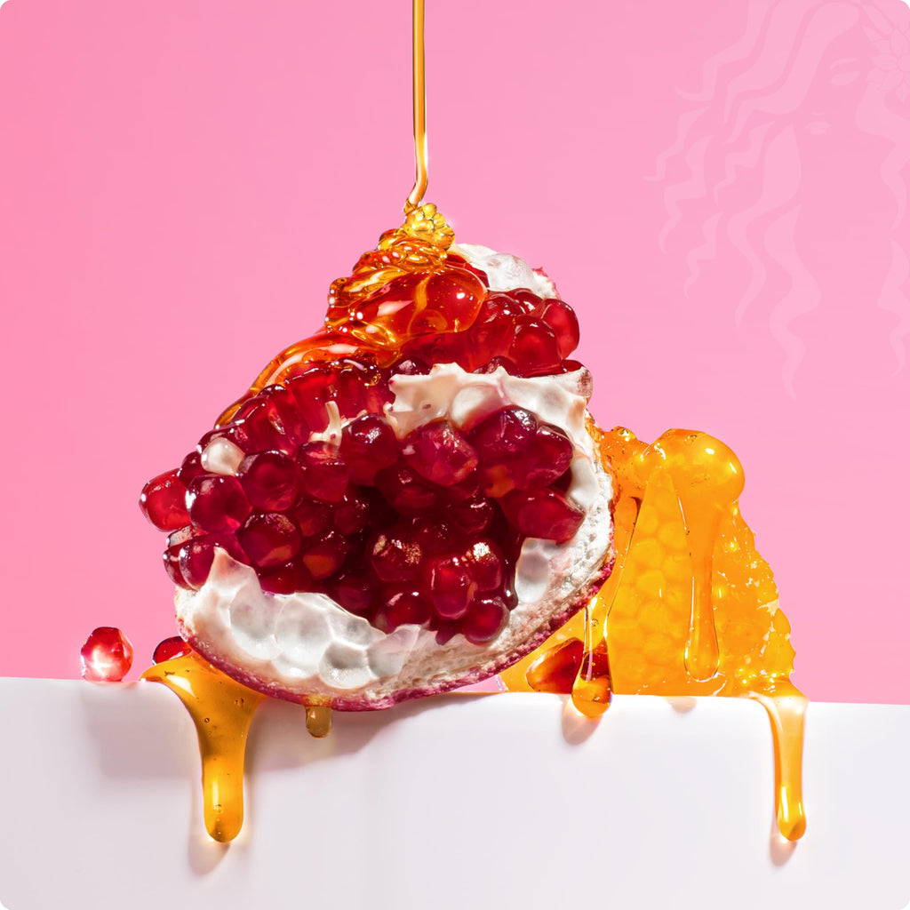 Mielle Organics Pomegranate & Honey Curl Cream - Coil Sculpting Custard for Type 4 Hair - Hydrates, Controls Frizz, Conditions & Adds Shine,12 Fl Oz