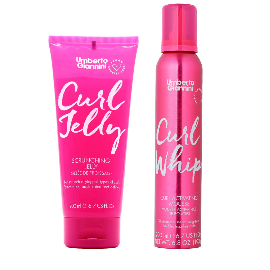 Buy now Umberto Giannini Curl Jelly Scrunching Jelly 6.7 fl Oz - Frizz Solution Defining Hair Gel for 2a-4c Curly, Wavy, Coily Hair - Vegan & Cruelty-Free at indiglob india