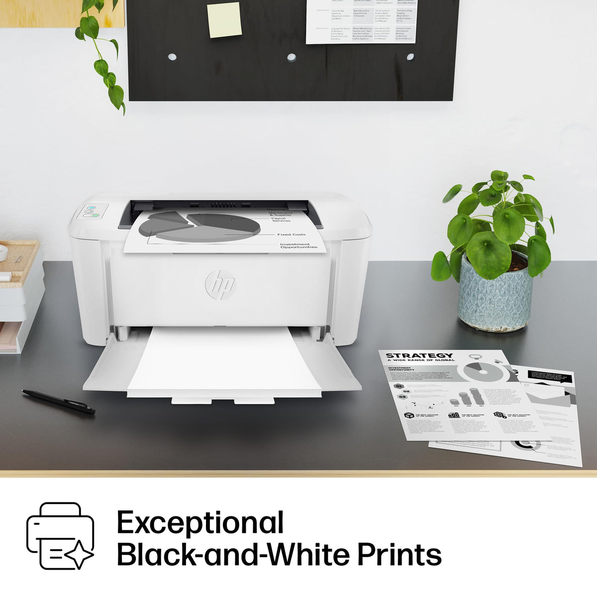 HP LaserJet M110w Wireless Black & White Printer, Print, Fast speeds, Easy Setup, Mobile Printing, Best-for-Small Teams