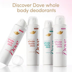 Dove Whole Body Deodorant Spray, Alcohol Free, Coconut Vanilla, 4 oz | Alcohol Free, Scent: Coconut Vanilla