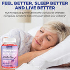 Menopause Supplements for Women, 60 Servings & 0 Sugar Menopause Gummies