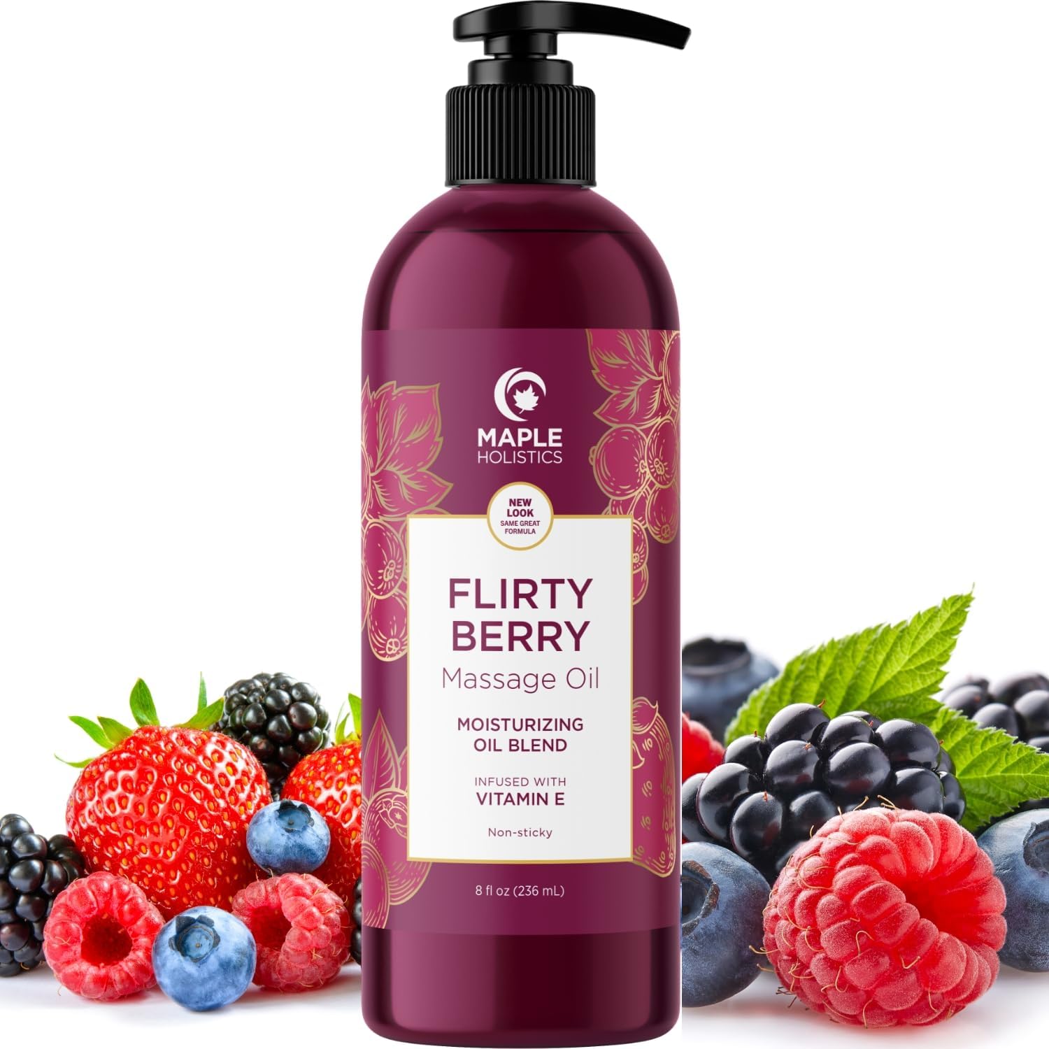 Buy now Tropical Sensual Massage Oil for Couples - Complete Relaxation Full Body Massage Oil for Date Night with Smooth Gliding Coconut and Sweet Almond Oil with Mango Scent - Non GMO Gluten Free and Vegan 8 Fl Oz (Pack of 1) Berry at indiglob india