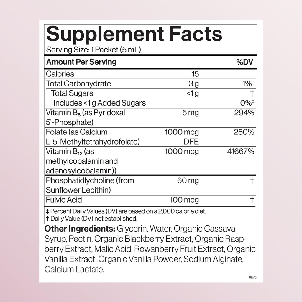 CYMBIOTIKA Liposomal B12 + B6 for Energy, Brain & Nerve Support