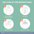 The Cat Ladies Cat Grass Refill Kit 100% Organic Cat Grass Seed and Coco Coir Soil Disks - 3 Pack