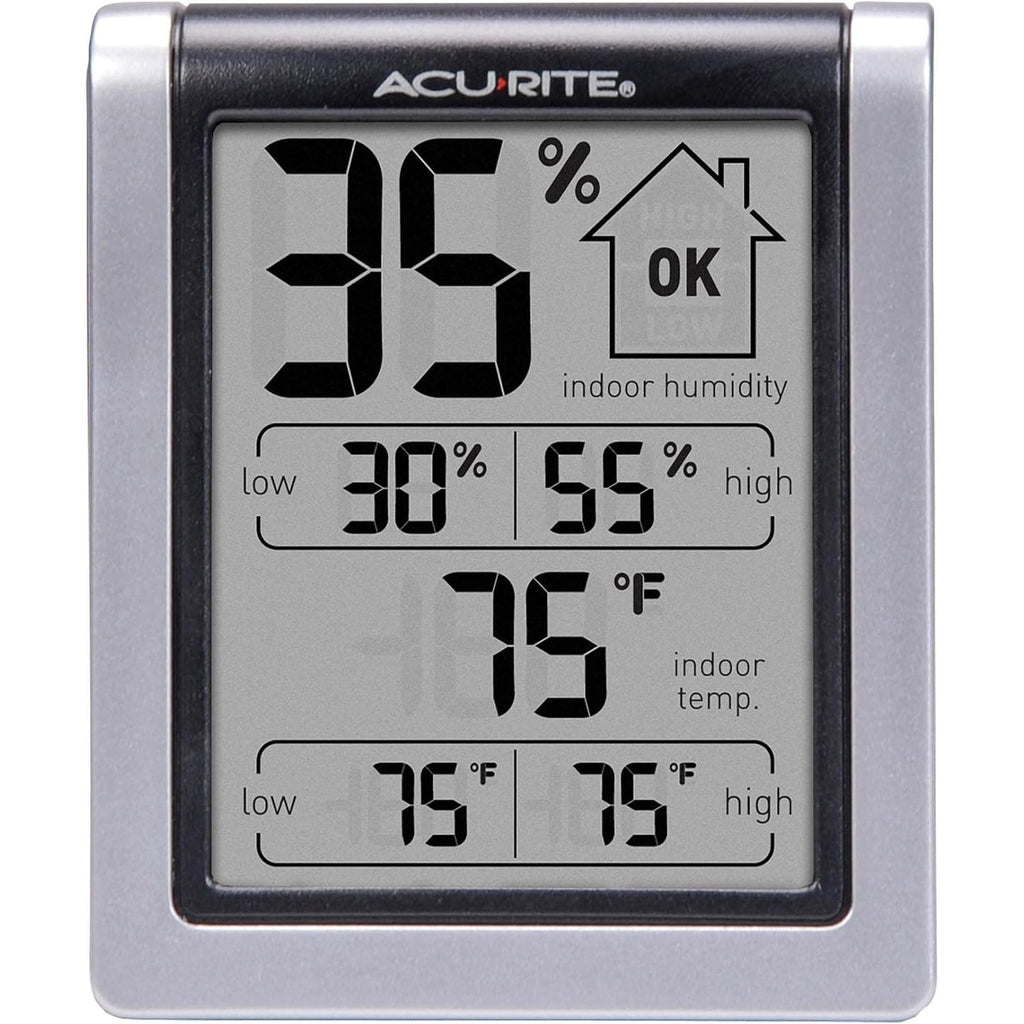 Buy now AcuRite Wireless Digital Indoor Thermometer and Hygrometer Monitor for Inside Temperature and Humidity Measurements (00613) at indiglob india