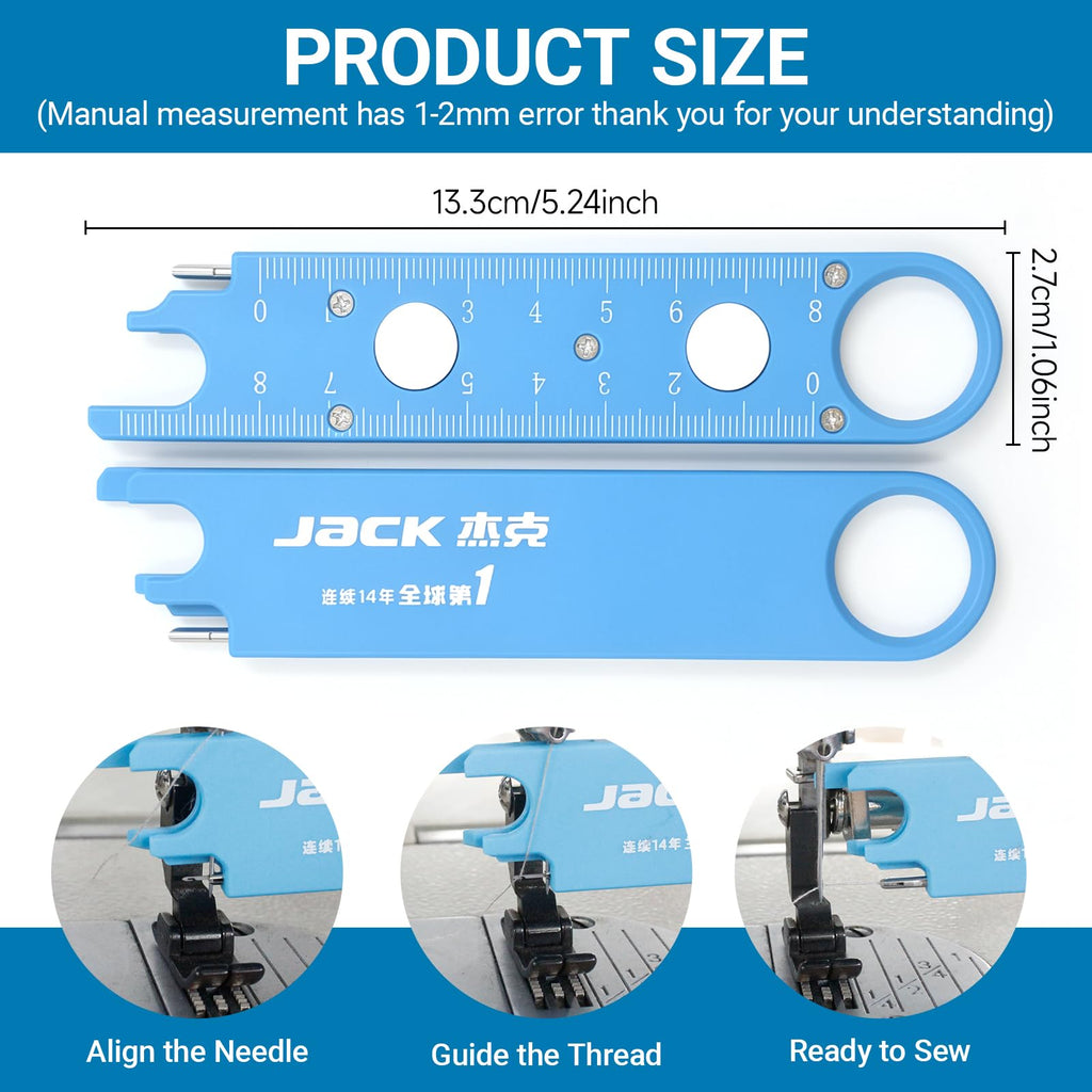 Jack Quick Needle Threader for Sewing Machine, 3-in-1 Sewing Supplies