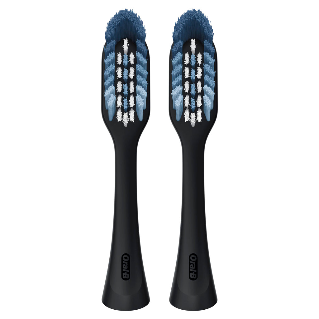 Buy now Oral-B Clic Toothbrush replacement heads, 2 count toothbrushes, black refill brush heads at indiglob india