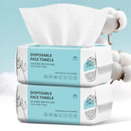 Face Towels, Disposable Face Towel 600 Count, Makeup Remover Dry Wipes, Soft Cotton Dry Wipes Facial Cloths Towelettes for Washing and Drying, Facial Tissue for Cleansing, Skincare