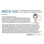 Buy now Serious Skincare INSTA-TOX Instant Wrinkle Smoothing Serum - Facial Filler Improves Appearance of Lines, Pores & Deep Wrinkles - Temporary Skin Tightener - Face Firming - .75 Fl Oz (2Pack) at indiglob india