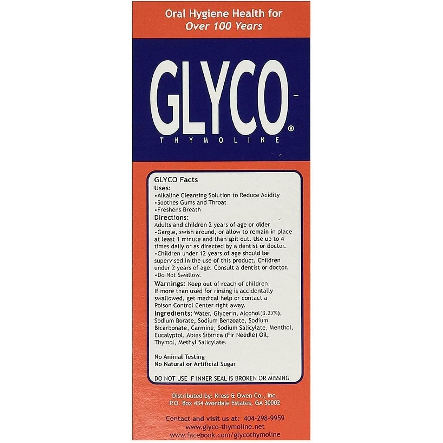 Buy now Glyco-Thymoline Liquid 16 oz (Pack of 2) at indiglob india