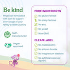 Igennus Methylated Kids Multivitamin Gummies, Age 4+, 6 x 90 Gummies | Clean Label & Third Party Tested, No Artificial Sweeteners or Flavors, Sugar Free, Natural Berry Flavor, Non-GMO, Halal