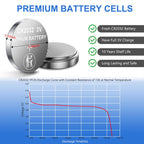 3V CR2032 Batteries Lithium 12 Pack