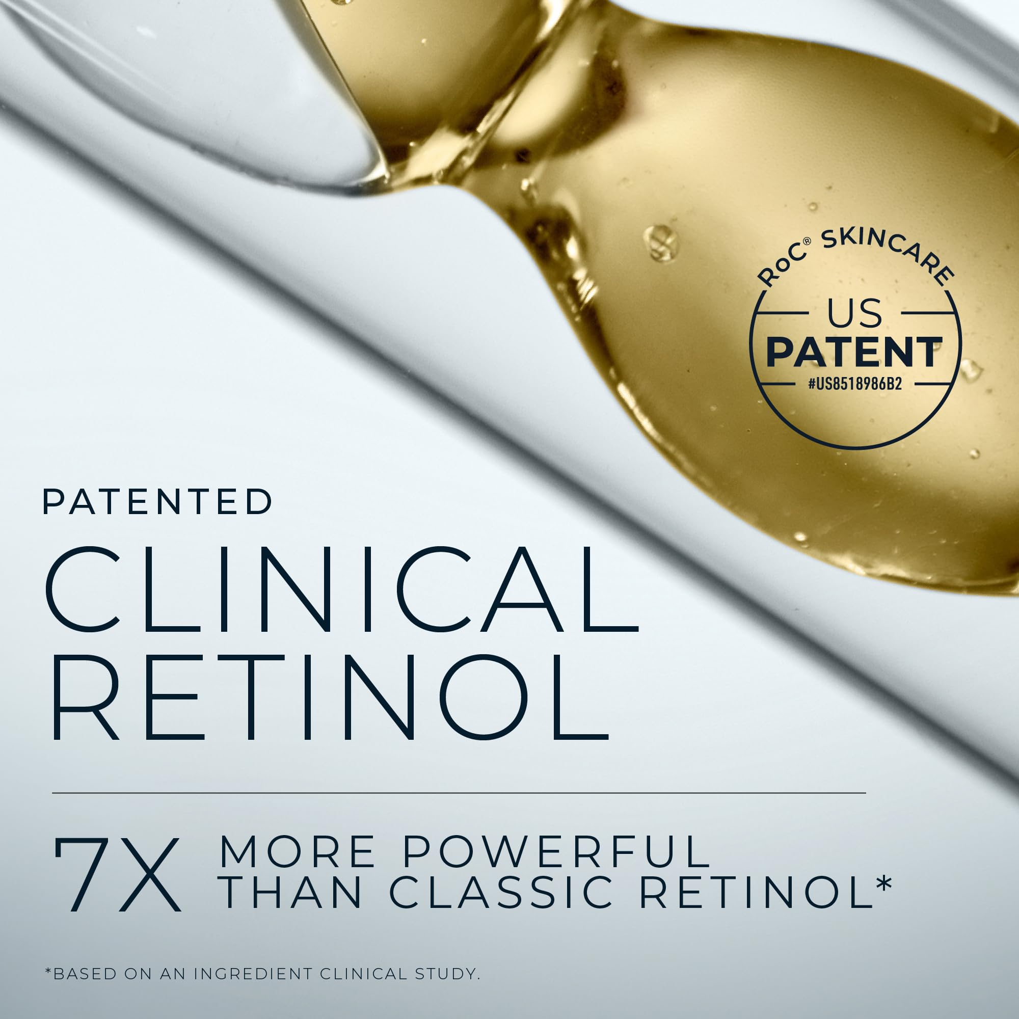 RoC Retinol Correxion Deep Wrinkle Retinol Face Serum, Ascorbic Acid, 1 0z | Anti-aging treatment for fine lines, dark spots, post acne scars, clinically proven, dermatologist-tested, packaging may vary