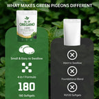Oil of Oregano with Black Seed Oil, 180 Count Oregano Oil Capsules with 4X Strength of Carvacrol and Thymoquinone, Non-GMO, Natural Herbal Health Supplement