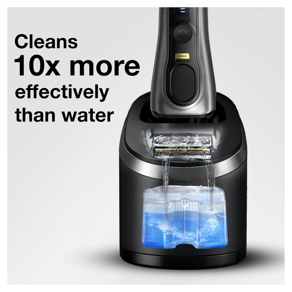 Braun Clean & Renew Refill Cartridges CCR, Replacement Shaver Cleaner Liquid Solution for Clean&Charge System, Pack of 10