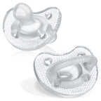 Buy now Chicco PhysioForma Silicone Orthodontic Pacifier, 0-6m | 100% Soft Silicone | Supports Breathing & Oral Development | Satin-Textured Nipple | Includes Sterilizing Case | BPA Free | Blue/Green, 2pk 6 to 16 months Crystal Two Pack oz. at indiglob india