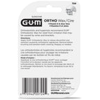 Buy now GUM Orthodontic Wax for Braces and Dental Devices - Soothing Dental Wax with Vitamin E and Aloe Vera - Clear Color and Refreshing Mint Flavor (Pack of 1) at indiglob india