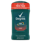 Buy now Degree Men Dry Protection Antiperspirant Sport 2.7 oz, 2 pk(Pack of 6) at indiglob india