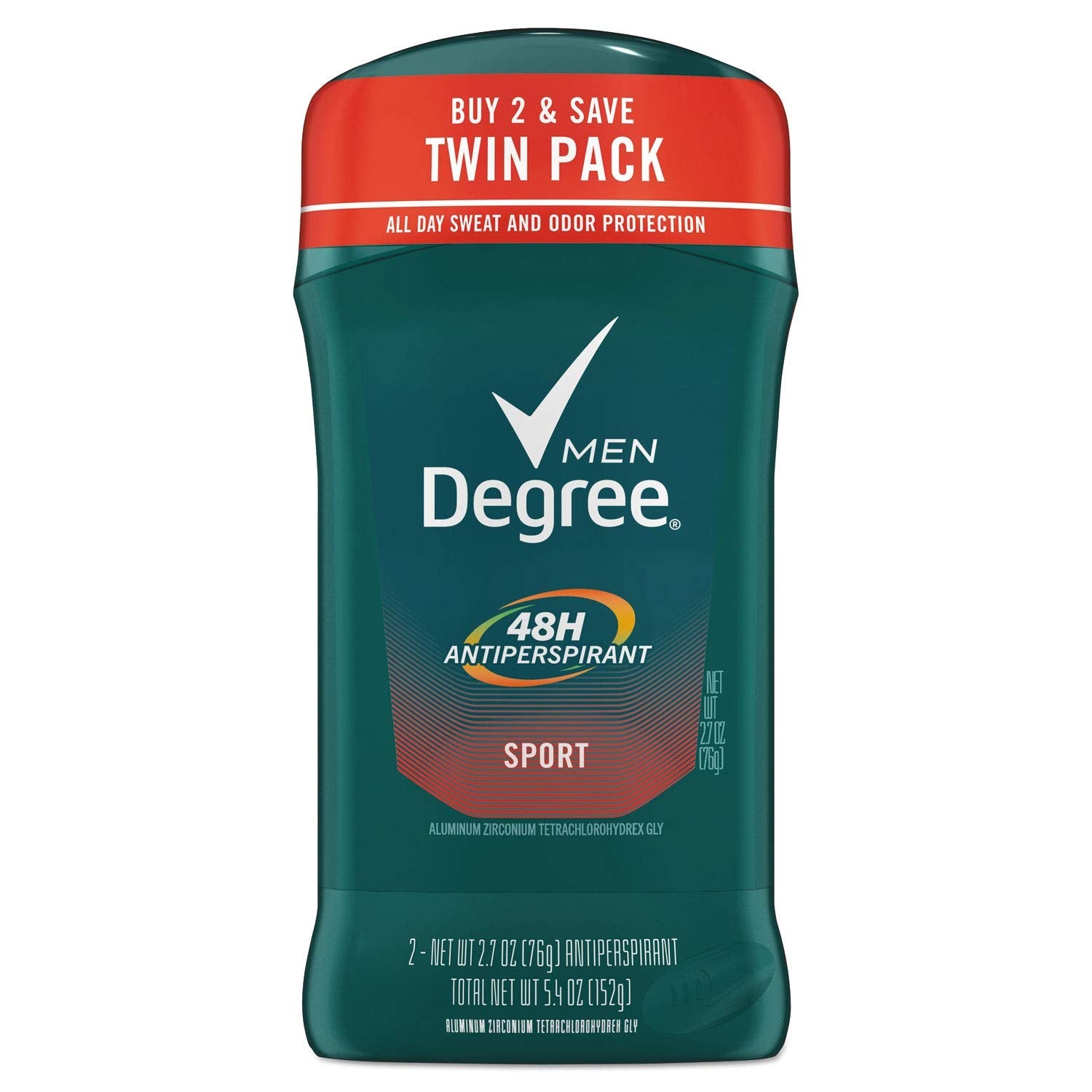 Buy now Degree Men Dry Protection Antiperspirant Sport 2.7 oz, 2 pk(Pack of 6) at indiglob india