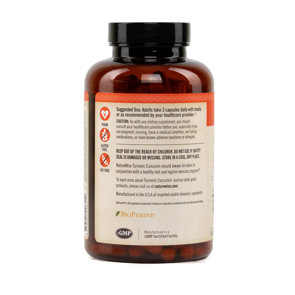 Buy now NatureWise Curcumin Turmeric 2250mg - 95% Curcuminoids & BioPerine Black Pepper Extract for Advanced Absorption - Daily Joint and Immune Health Support - Vegan, Non-GMO, 180 Count[60-Day Supply] at indiglob india