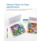 100PCS Crochet Stitch Markers by Flickzo – Locking Stitch Markers with Storage Case, Plastic Safety Pins for Knitting & Crochet, Colorful Yarn Accessories for Crochet Tools & Supplies