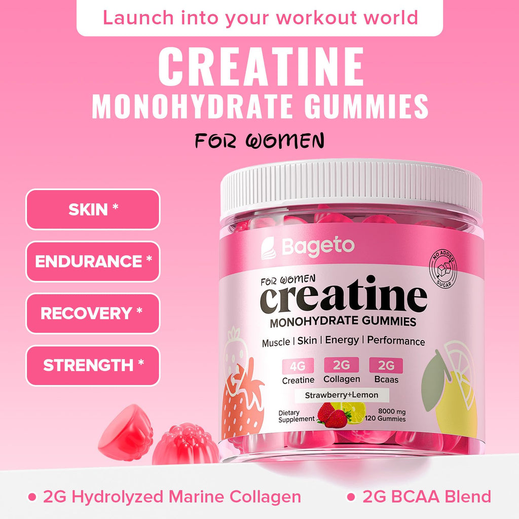 Creatine for Women | + Collagen + BCAAs + Hyaluronic Acid + Vitamin C & B12