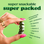 Buy now Bloom Super Greens Gummies, Daily Greens Superfood Fiber Gummies with Fruits, Vegetables, Vitamins & Minerals for Digestive & Gut Health, Bloating Support, Strawberry Kiwi, 12 Servings (48 Total) at indiglob india