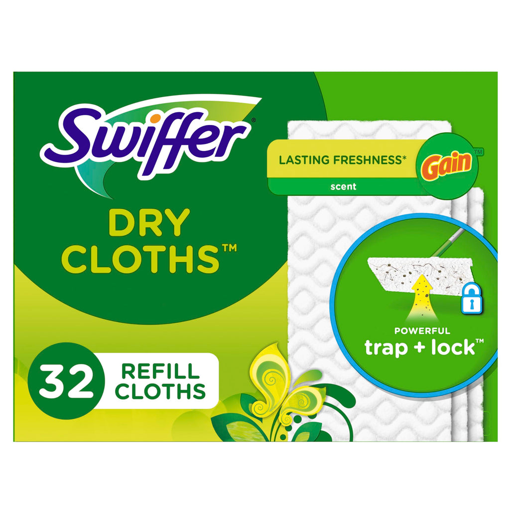 Buy now Swiffer Sweeper Dry Sweeping Pad, Multi Surface Refills for Dusters Floor Mop, with Febreze Lavender, 32 count at indiglob india