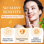 NATURE TARGET Multi Collagen Peptides Powder for Women Men, 35 Servings