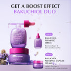 EQQUALBERRY Bakuchiol Plumping Face Serum - Retinol Natural Alternative for Sensitive Skin, with Niacinamide & Hyaluronic Acid, Pore & Wrinkle Korean Skin Care (1.01oz / 30ml)