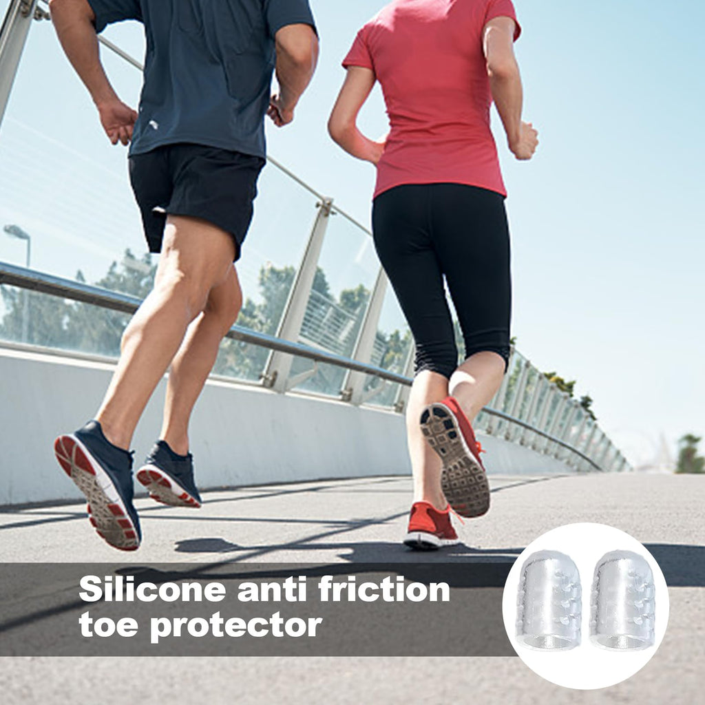 Silicone Anti-Friction Toe Protector, 30 Pcs Gel Toe Protectors Breathable Toe Covers, Soft Clear Little Toe Protectors Caps Guards for Men Women, Toe Sleeves for Corns, Blisters and Pain Relief