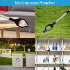 Buy now Grabber Reacher Tool, 32" Grabbers for Elderly, Lightweight Extra Long Handy Trash Claw Grabber, Mobility Aid Reaching Assist Tool for Trash Pick Up, Nabber, Litter Picker, Arm Extension (Blue) at indiglob india