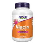 Buy now NOW Foods Supplements, Niacin (Vitamin B-3) 500 mg, Sustained Release, Nutritional Health, 250 Tablets at indiglob india