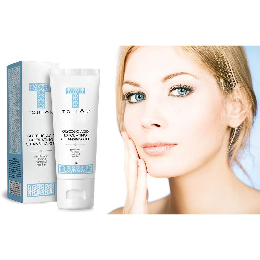 Buy now TOULON Glycolic Acid Skin Care Kit with AHA Cleanser, Glycolic Acid Cream for Face, and Eye Cream (1 Piece Set) at indiglob india