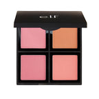 Buy now e.l.f. Cosmetics Powder Blush Palette, Four Blush Shades for Beautiful, Long-Lasting Pigment, Light at indiglob india
