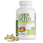 Bronson Liver Detox Advanced Detox & Cleansing Formula 60 Capsules | Liver Health Support with Milk Thistle, Dandelion Extract, Turmeric, Artichoke Leaf & Beet Root, Non-GMO, Soy-Free