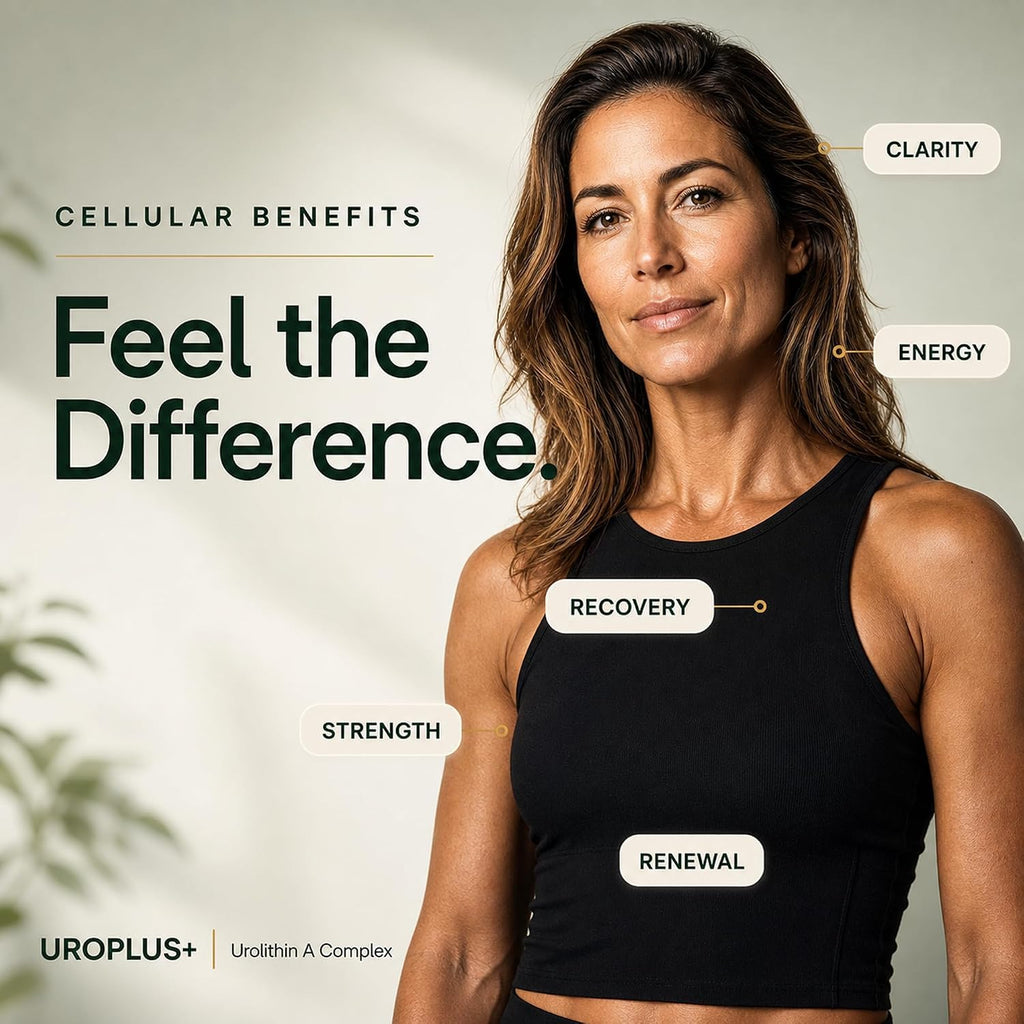 Liposomal Urolithin A Complex, 1250mg 10-in-1 with NAD+, NMD, & Resveratrol | Mitochondrial Energy, Cellular Health, Healthy Aging & Muscle Recovery Support