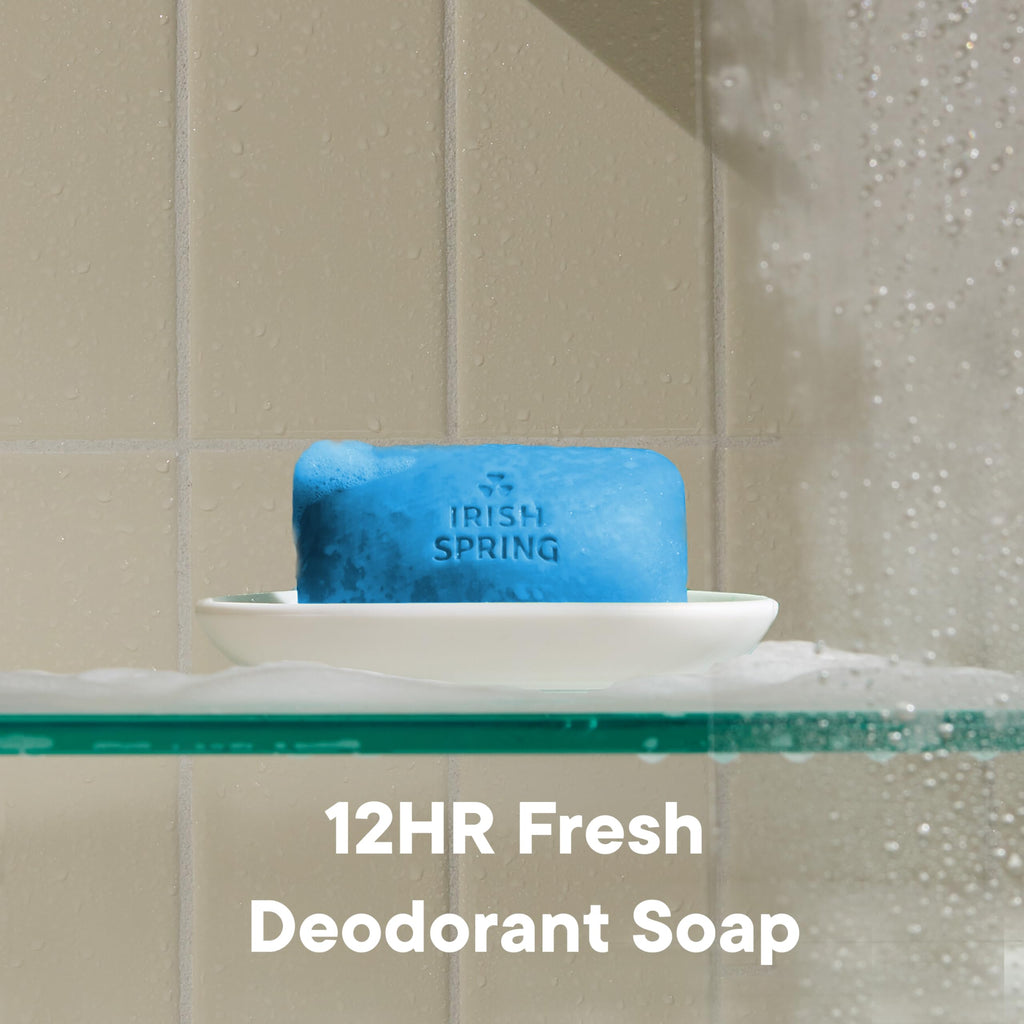 Buy now Irish Spring Icy Blast Bar Soap for Men, Mens Soap, Smell Fresh and Clean 12 Hours, Men Bars Washing Hands Body, Mild Skin, Recyclable Carton, 24 Pack, 3.7 Oz at indiglob india
