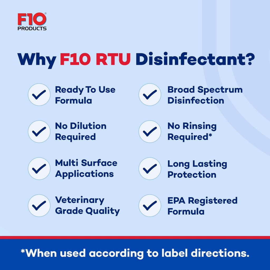 F10 Ready To Use Veterinary Disinfectant Spray - 1 Liter