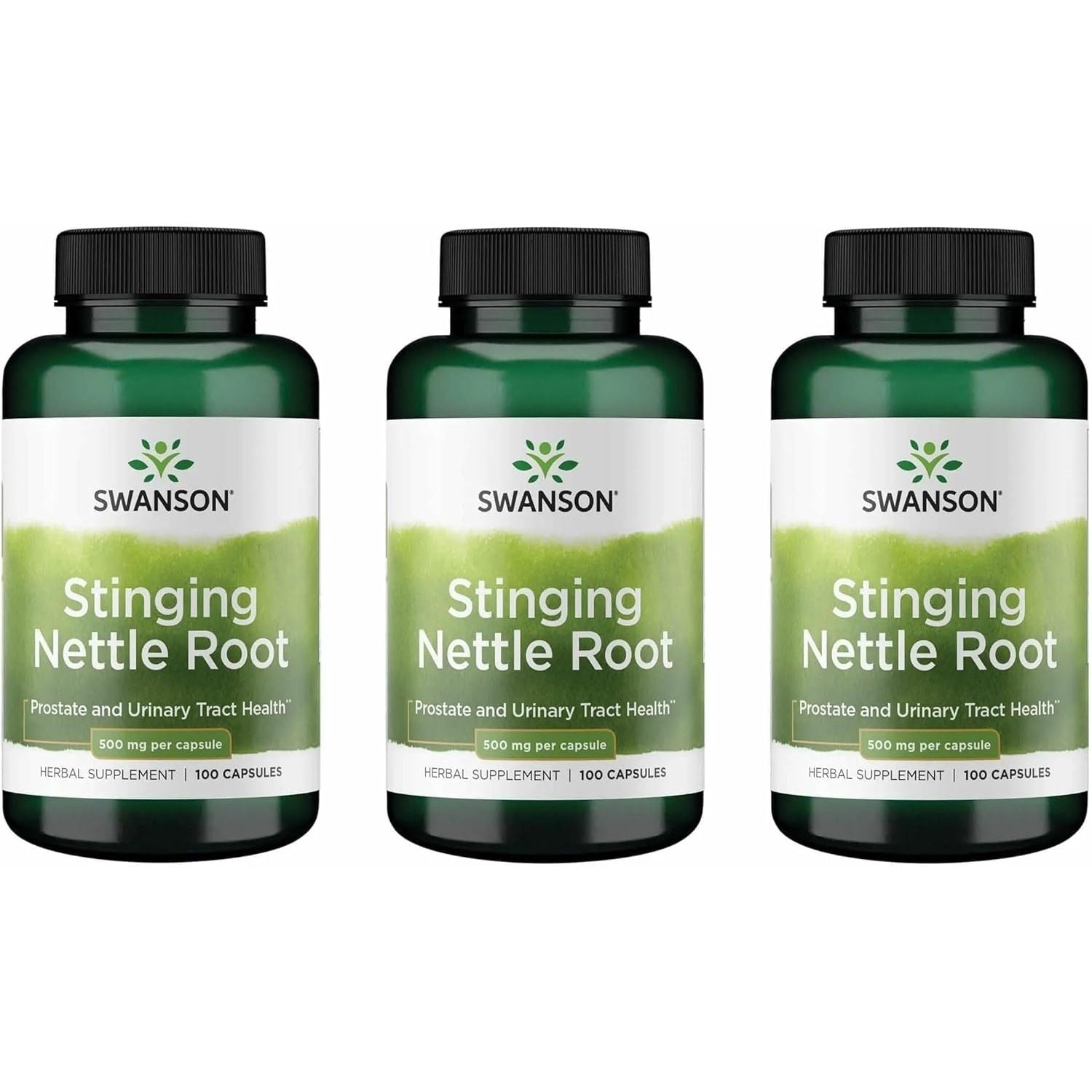 Buy now Stinging Nettle Root 500 mg 100 Caps 100 Count (Pack of 3) at indiglob india