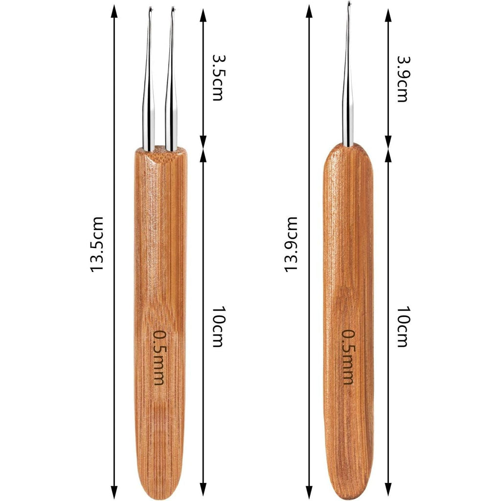 Buy now Dreadlocks Crochet Hooks, Crochet Hooks for Dreadlocks, Dread Locks Crochet Loc Needle for Braid Craft 0.5mm (1 Hook and 2 Hooks) at indiglob india