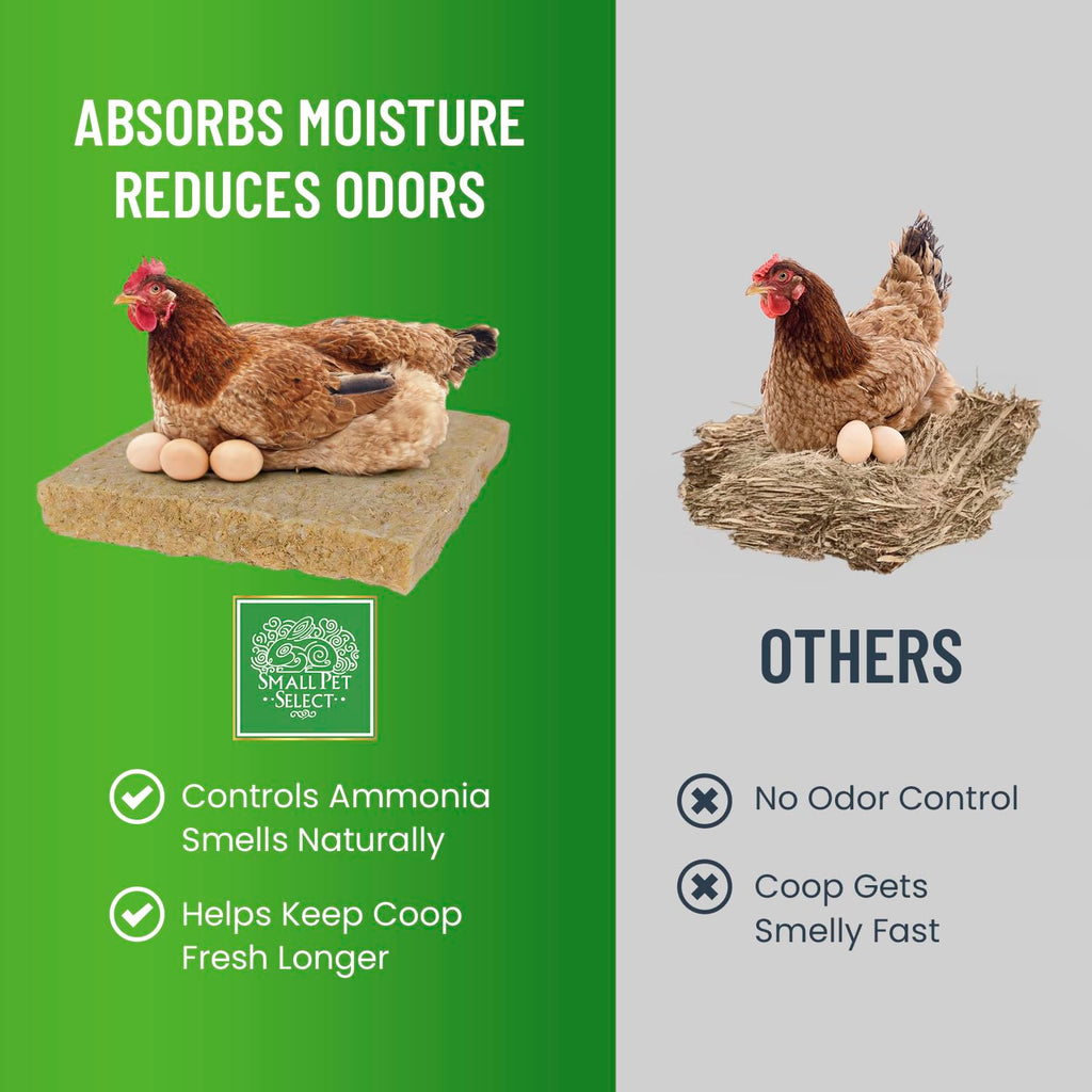 Small Pet Select Hemp Nesting Pads, Chicken Coop & Boxes, 10-Pack