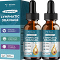 2Pack Liposomal Lymphatic Drainage Drops - 11 In 1 Organic Lymphatic Drainage Supplement with Burdock Root, Echinacea, Elderberry, Calendula, Cleavers Herb, Dandelion Supports Lymphatic Health 4 FL.OZ