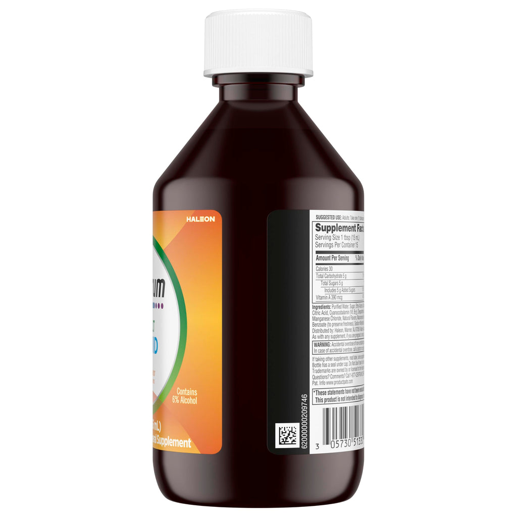 Centrum Liquid Multivitamin for Adults, Citrus Flavor, 8 fl oz | Contains B Vitamins, Vitamin C, Vitamin E and Antioxidants, Supports Healthy Immune Response, GLP-1 Support