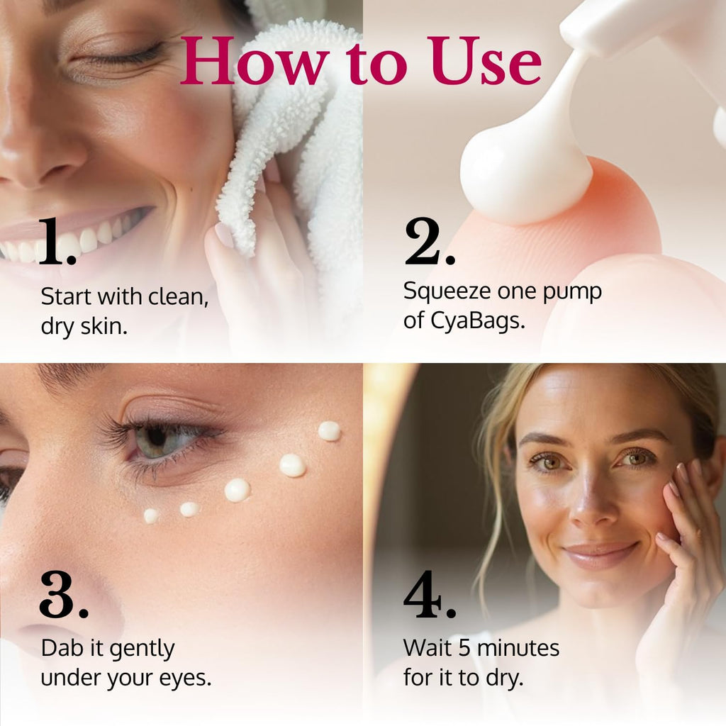 CyaBags - Instant Puffy Under Eye Bag Remover Cream for Women - Vitamin C