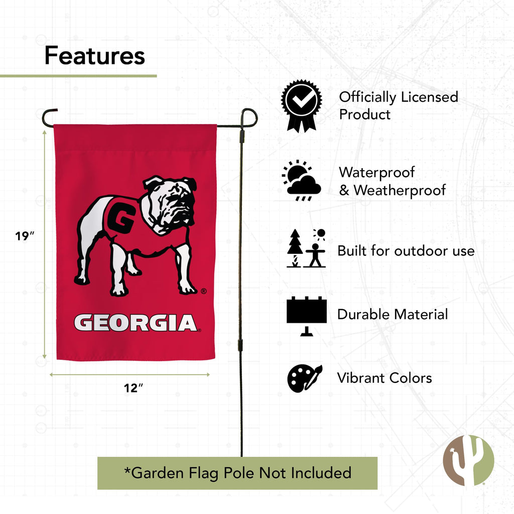 Desert Cactus University of Georgia UGA Garden Flag (P)