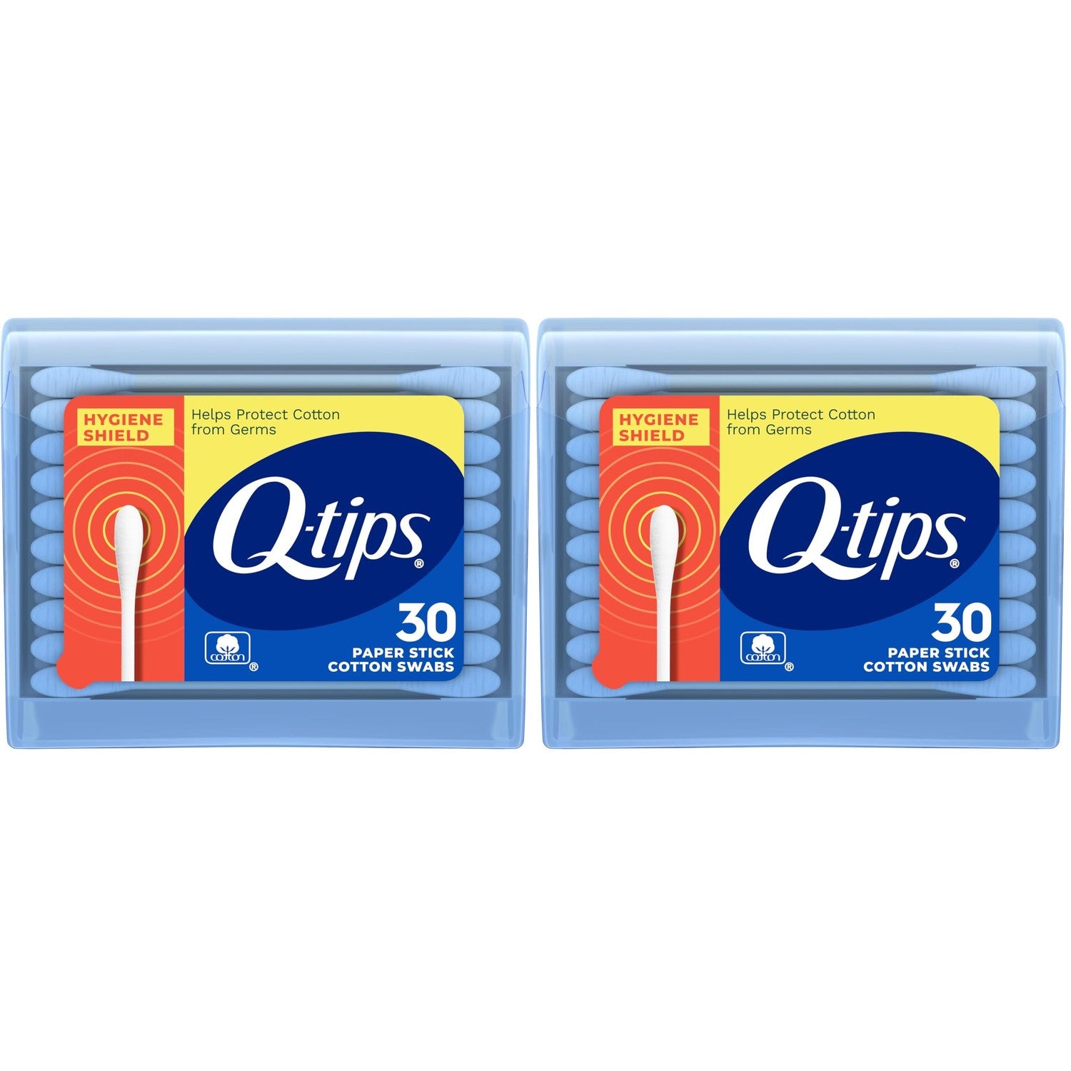 Q-tips Antimicrobial Cotton Swabs Cotton Buds for Cleaning Antimicrobial Treated to Help Keep Swabs Fresher 300 Count